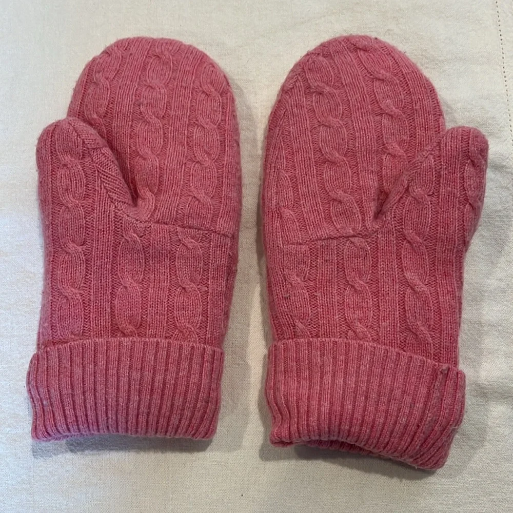 Knit Fleece Lined Mittens